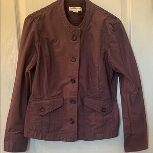 Coldwater Creek Mulberry Color Light Jacket